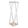 Perla Ahşap MDF 2 Raflı 80 cm Çiçeklik Beyaz