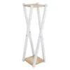 Perla Ahşap MDF 2 Raflı 80 cm Çiçeklik Beyaz