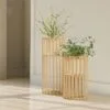Eleganza Ahşap Çiçeklik 1 Raflı 74 cm Doğal