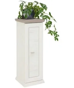 Forteza Ahşap Çiçeklik 3 Raflı 85 cm Beyaz