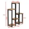 Alba Metal Çiçeklik 4 Raflı 79 cm Kahverengi