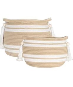 Amara Pamuk Çiçeklik 27 cm Krem