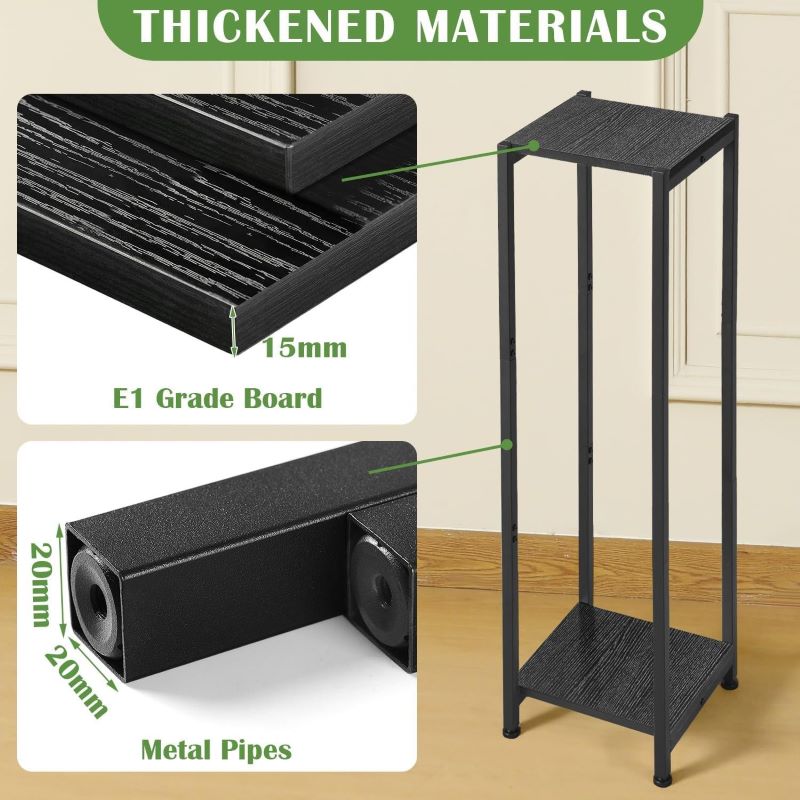 Arland Metal Çiçeklik Sehpa 2 Raflı 102 cm - Görsel 3