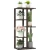 Aurora 7 Raflı Bambu Çiçeklik 84 cm