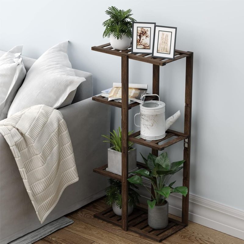 Aurora 7 Raflı Bambu Çiçeklik 84 cm - Görsel 3