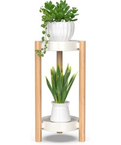 Beatrice Bambu Çiçeklik 2 Raflı 55 cm