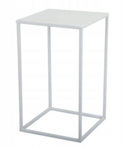 Bianco Metal Çiçeklik 40 cm Beyaz
