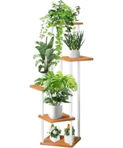 Cara Ahşap Metal 5 Raflı 165 cm Çiçeklik