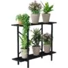 Celeste Metal Çiçeklik 2 Raflı 70 cm