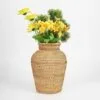 Classico Kahverengi Rattan Çiçeklik 120 cm