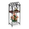 Displayo Çelik Çiçeklik  82 cm Siyah