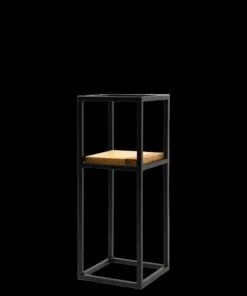Displayo Metal Ahşap Çiçeklik 60 cm