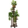Elara Bambu Çiçeklik 90 cm 5 Raflı