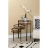 Etoile Ahşap Metal Çiçeklik 3 Raflı 72 cm Siyah
