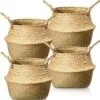 Forteza 4lü Hasır Saksı 28 cm Naturel