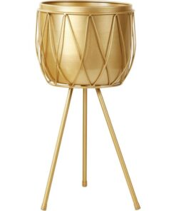 Gioia Metal Gold Ayaklı Çiçeklik 60 cm