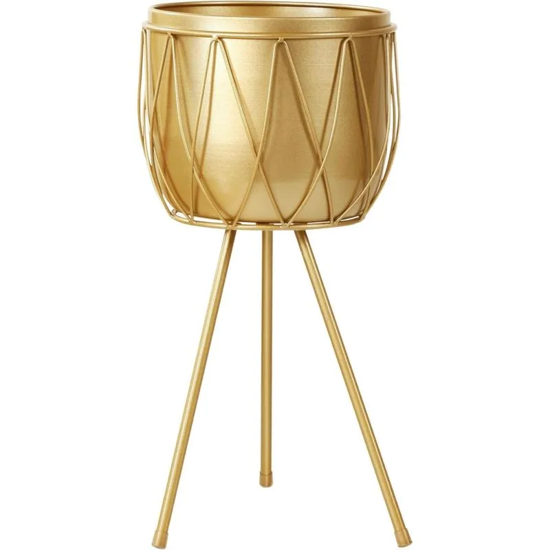 Gioia Metal Gold Ayaklı Çiçeklik 60 cm