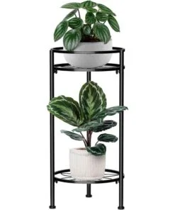 Helene Metal Çiçeklik 2 Raflı 60 cm