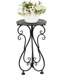 Isotta Ferforje Çiçeklik Tek Raflı 45 cm