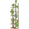 Lark Metal Çiçeklik 7 Raflı 133 cm MDF Raf