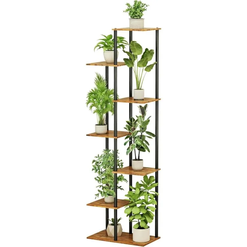 Lark Metal Çiçeklik 7 Raflı 133 cm MDF Raf Lark Metal Çiçeklik 7 Raflı 133 cm MDF Raf
