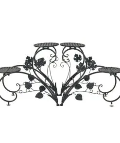 Libretti Metal Çiçeklik 43 cm Siyah