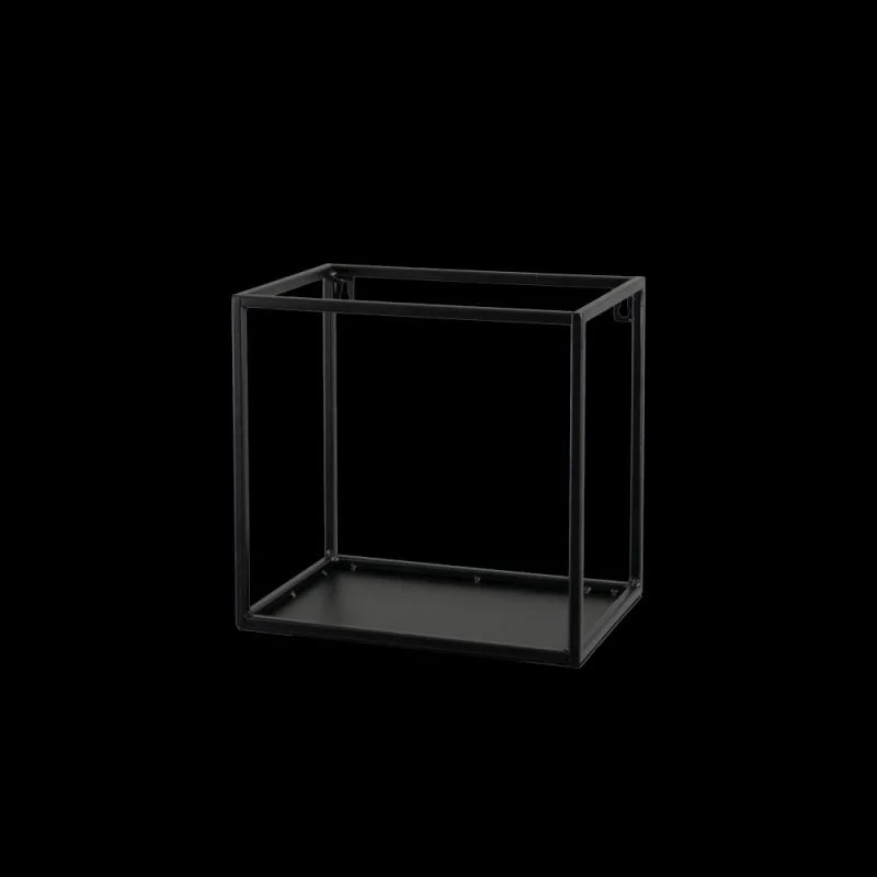 Libretto Metal ve Ahşap Çiçeklik 28 cm Siyah