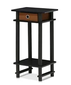 Littera 2 Raflı Ahşap Çiçeklik 71 cm Kahverengi