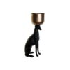 Littera Köpek Figürlü Polyresin Çiçeklik 71 cm Siyah