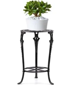 Livia Ferforje Çiçeklik 2 Raflı 48 cm