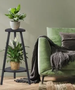 Luce Ahşap Çiçeklik 2 Raflı 72 cm