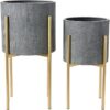 Lucia Metal Çiçeklik 2 Parça Set 60 cm