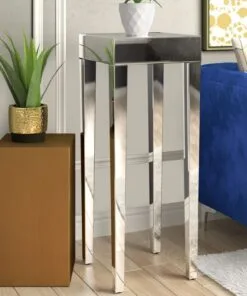 Madeleine Aynalı Çiçeklik 1 Raflı 92 cm Şeffaf