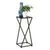 Mood Metal Çiçeklik 1 Raflı 60 cm Siyah