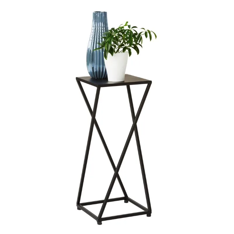 Mood Metal Çiçeklik 1 Raflı 60 cm Siyah