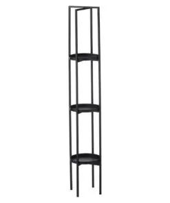 Costa Metal Çiçeklik 3 Raflı 140 cm Siyah