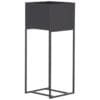 Poliform Metal Çiçeklik 7 Raflı 65 cm Siyah