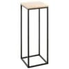 Soho Metal ve MDF Çiçeklik 7 Raflı 67 cm Siyah Meşe