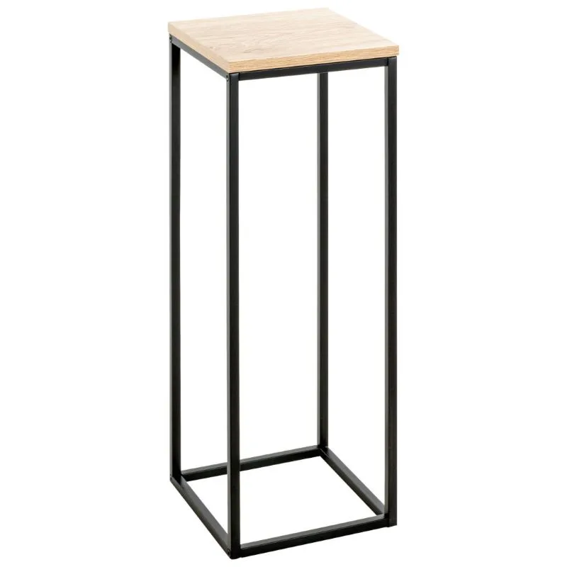 Soho Metal ve MDF Çiçeklik 7 Raflı 67 cm Siyah Meşe
