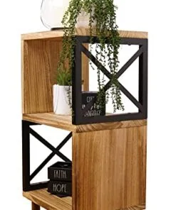 Modulo Ahşap Metal Çiçeklik 76 cm