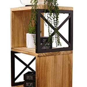 Modulo Ahşap Metal Çiçeklik 76 cm
