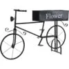 Modulo Metal Bisiklet Çiçeklik 47 cm Siyah