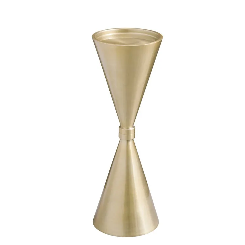 Mood Demir Çiçeklik Sehpa 1 Raflı 54 cm Altın
