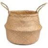 Onyx Doğal Seagrass Çiçeklik 35 cm Kahverengi