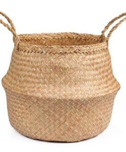 Onyx Doğal Seagrass Çiçeklik 35 cm Kahverengi