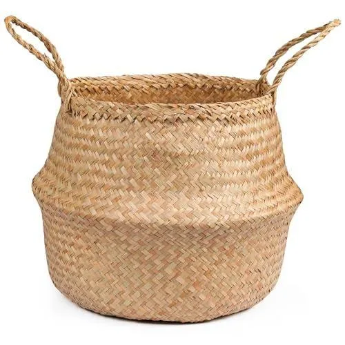 Onyx Doğal Seagrass Çiçeklik 35 cm Kahverengi