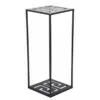 Organix Metal Çiçeklik 60 cm Siyah