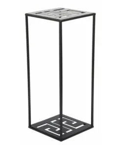 Organix Metal Çiçeklik 60 cm Siyah
