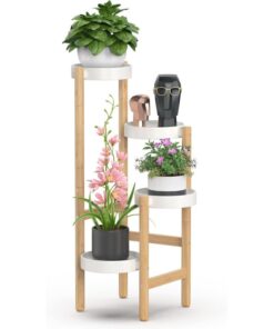 Papillon Bambu Çiçeklik 4 Raflı 70 cm