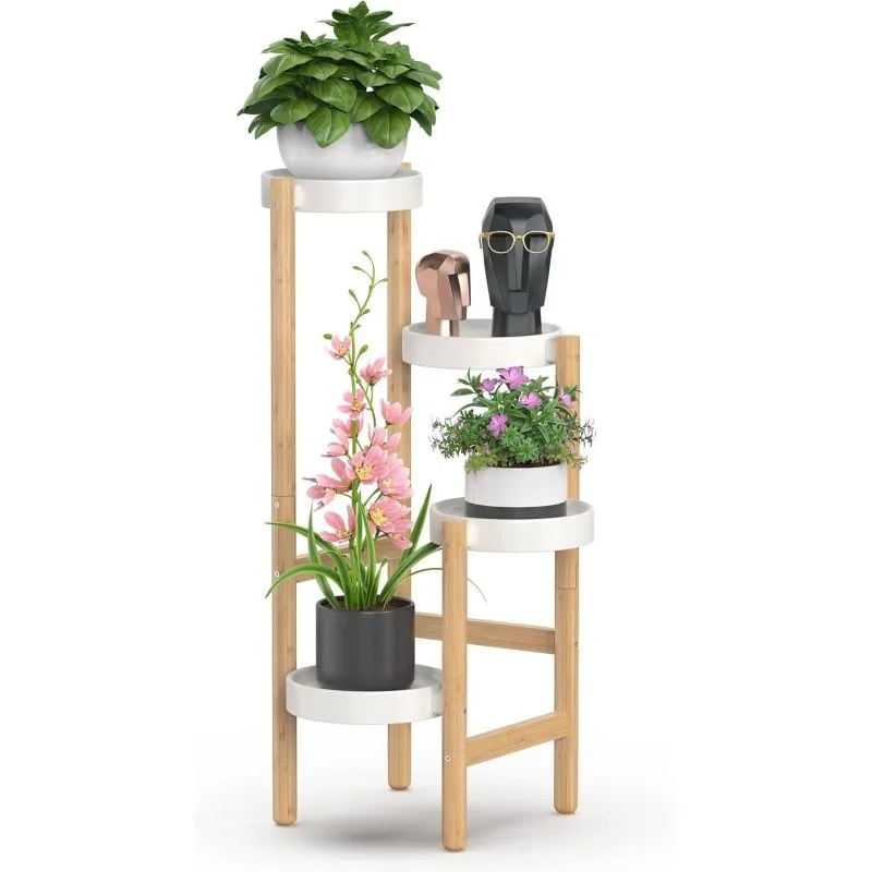 Papillon Bambu Çiçeklik 4 Raflı 70 cm